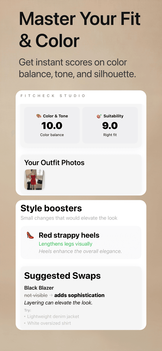 Fitcheck Studio Screenshot 3